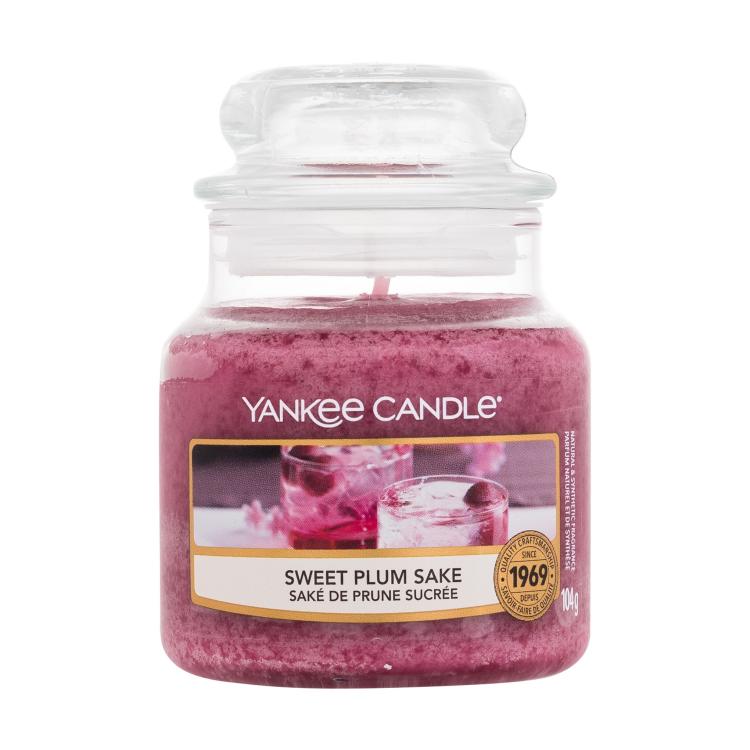 Yankee Candle Sweet Plum Sake Αρωματικό κερί 104 gr