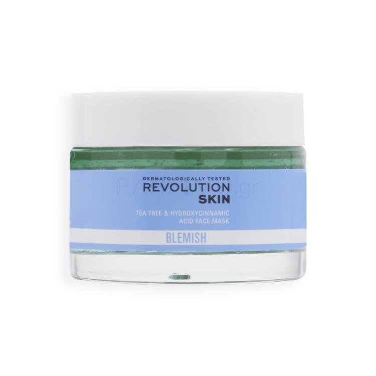 Revolution Skincare Blemish Tea Tree &amp; Hydroxycinnamic Acid Face Mask Μάσκα προσώπου για γυναίκες 50 ml