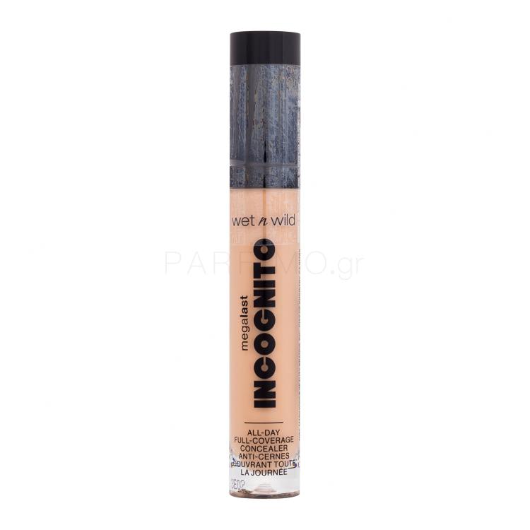 Wet n Wild MegaLast Incognito All-Day Full Coverage Concealer Concealer για γυναίκες 5,5 ml Απόχρωση Medium Honey