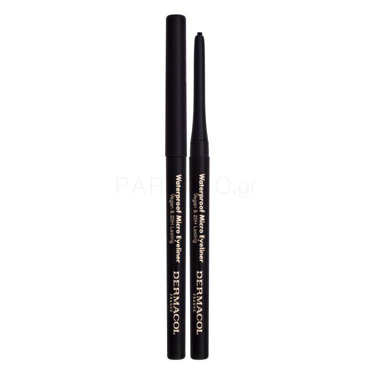 Dermacol Waterproof Micro Eyeliner Μολύβι για τα μάτια για γυναίκες 0,3 gr Απόχρωση 01