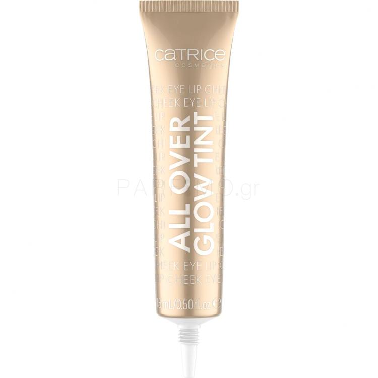 Catrice All Over Glow Tint Highlighter για γυναίκες 15 ml Απόχρωση 010 Beaming Diamond