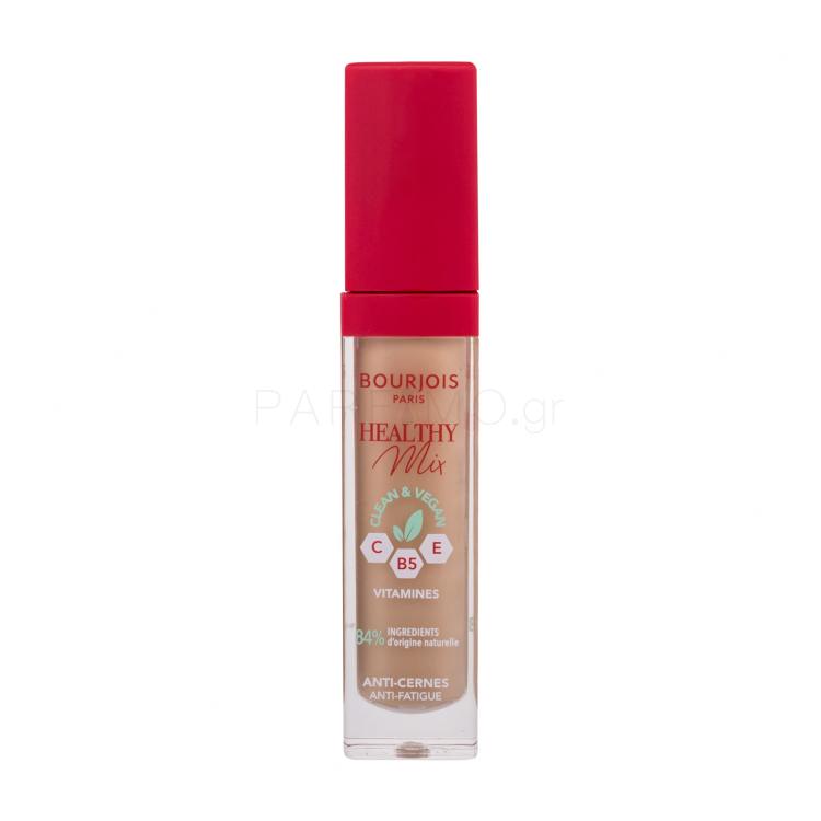 BOURJOIS Paris Healthy Mix Clean &amp; Vegan Anti-Fatigue Concealer Concealer για γυναίκες 6 ml Απόχρωση 53 Golden Beige