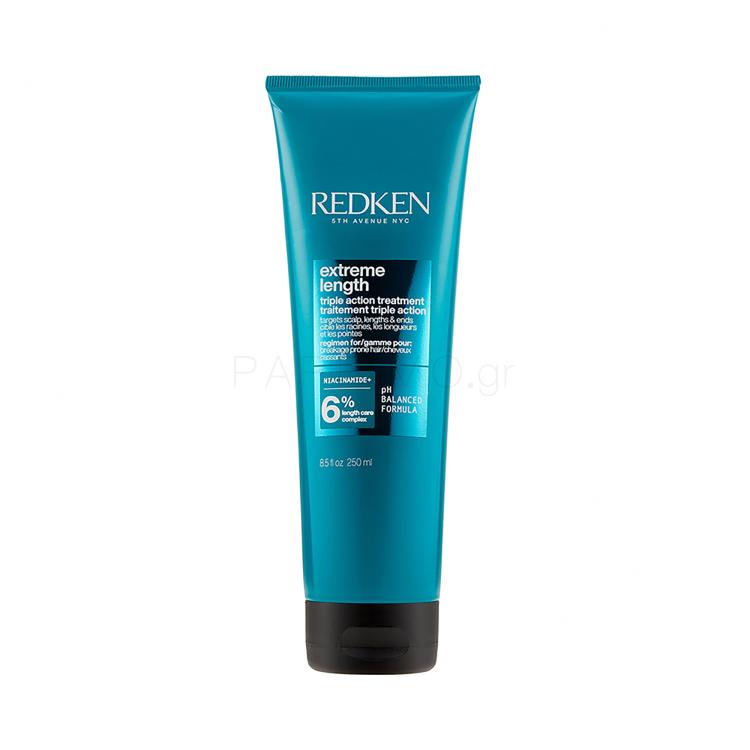 Redken Extreme Length Triple Action Treatment Μάσκα μαλλιών για γυναίκες 250 ml