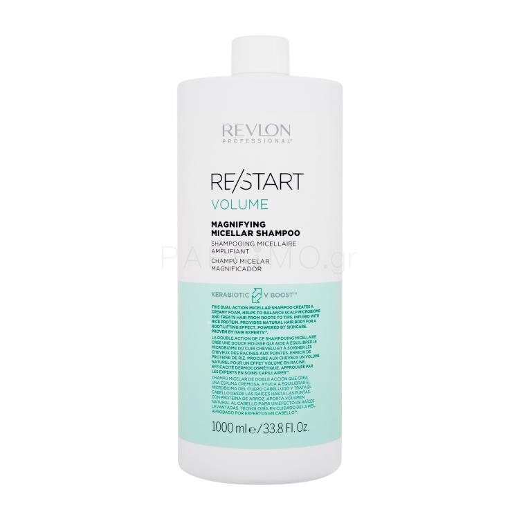 Revlon Professional Re/Start Volume Magnifying Micellar Shampoo Σαμπουάν για γυναίκες 1000 ml