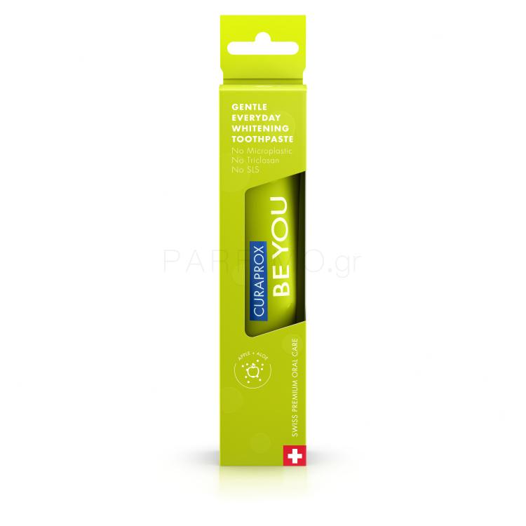 Curaprox Be You Gentle Everyday Whitening Toothpaste Explorer Apple + Aloe Οδοντόκρεμες 60 ml