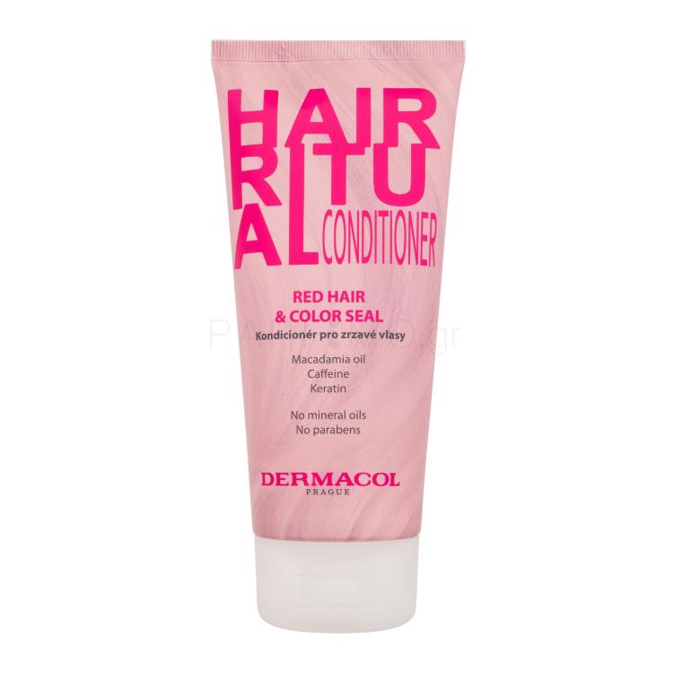 Dermacol Hair Ritual Conditioner Red Hair &amp; Color Seal Μαλακτικό μαλλιών για γυναίκες 200 ml