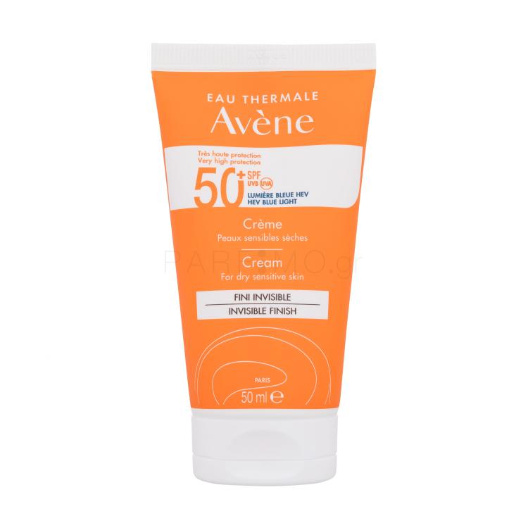 Avene Sun Cream Invisible Finish SPF50+ Αντιηλιακό προϊόν προσώπου 50 ml