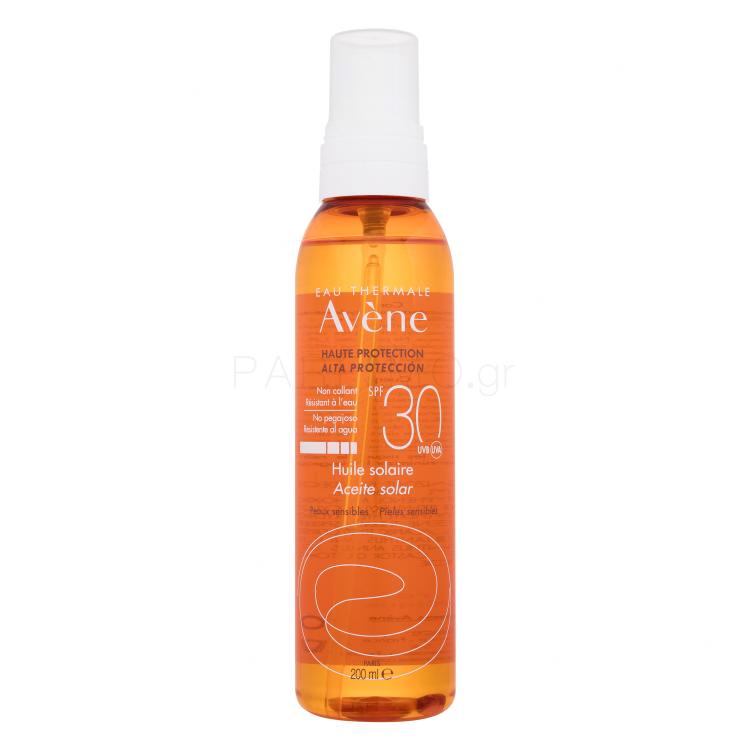 Avene Sun Sun Care Oil SPF30 Αντιηλιακό προϊόν για το σώμα 200 ml