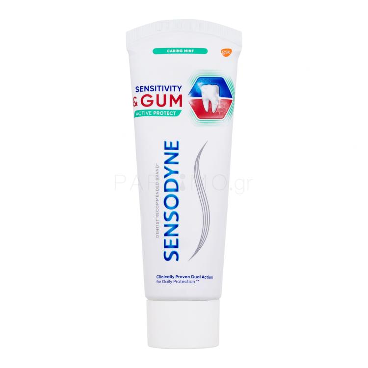 Sensodyne Sensitivity &amp; Gum Caring Mint Οδοντόκρεμες 75 ml