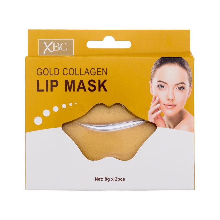 Xpel Gold Collagen Lip Mask Μάσκα προσώπου για γυναίκες Σετ