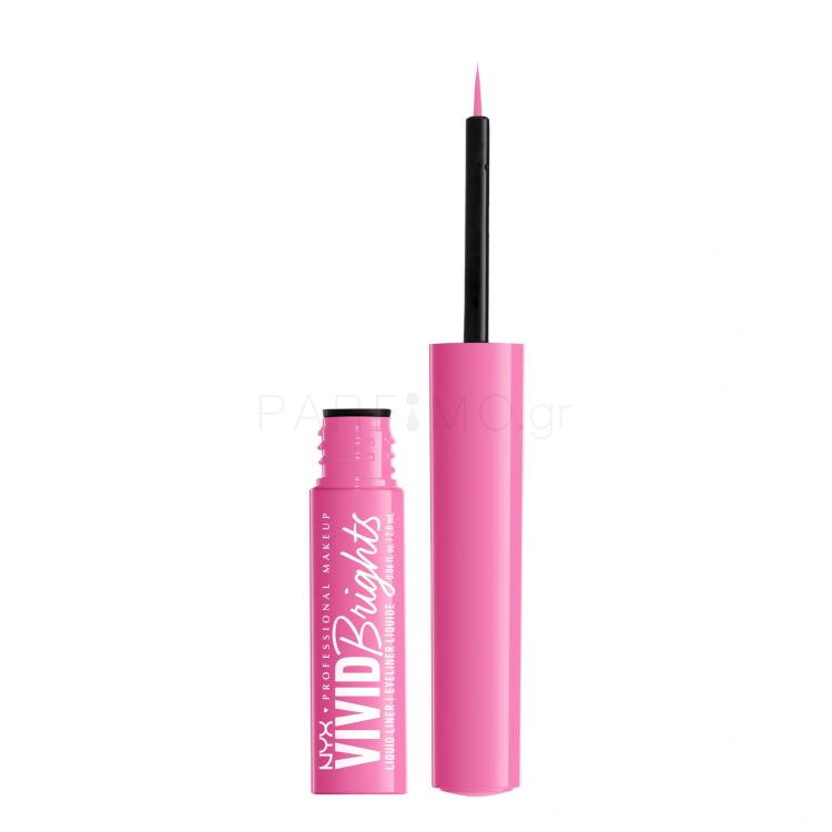 NYX Professional Makeup Vivid Brights Eyeliner για γυναίκες 2 ml Απόχρωση 08 Don´t Pink Twice