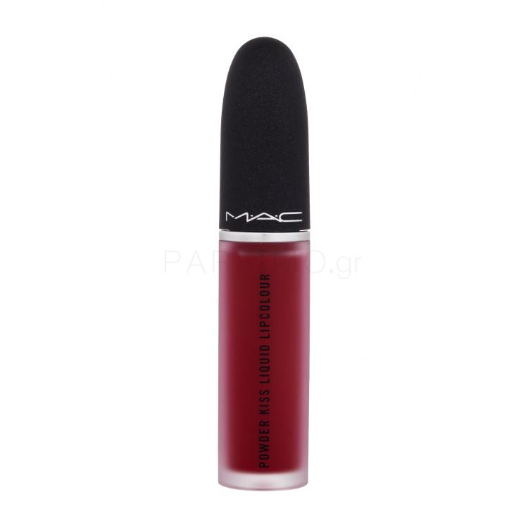 MAC Powder Kiss Liquid Κραγιόν για γυναίκες 5 ml Απόχρωση 981 Haute Pants