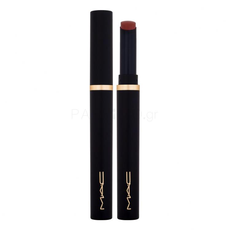 MAC Powder Kiss Velvet Blur Slim Stick Lipstick Κραγιόν για γυναίκες 2 gr Απόχρωση 893 Sweet Cinnamon