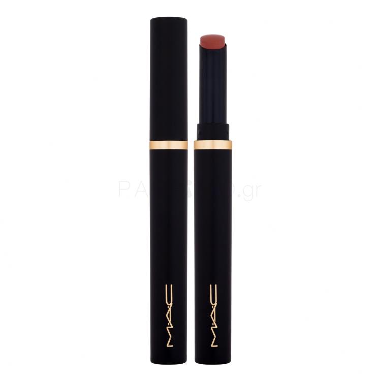 MAC Powder Kiss Velvet Blur Slim Stick Lipstick Κραγιόν για γυναίκες 2 gr Απόχρωση 889 Ruby New