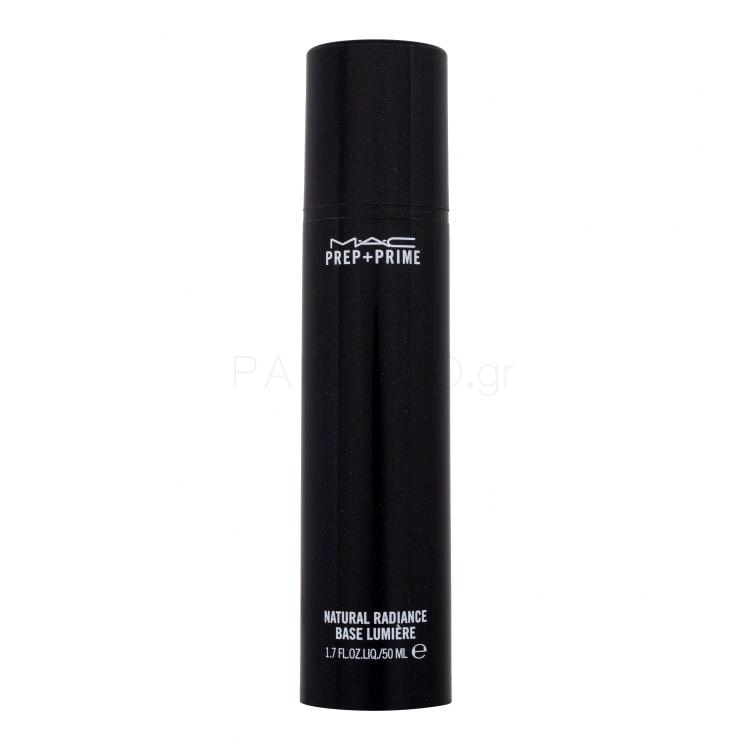 MAC Prep + Prime Natural Radiance Base Βάση μακιγιαζ για γυναίκες 50 ml Απόχρωση Radiant Yellow