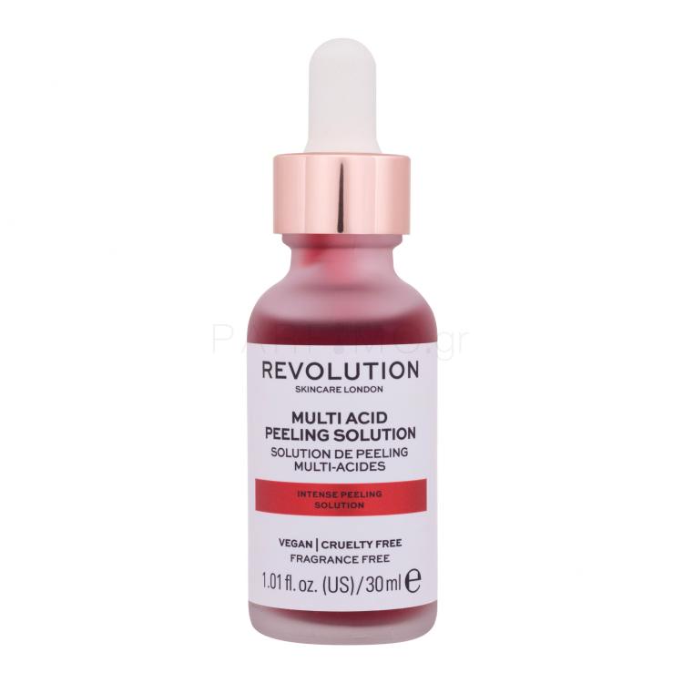 Revolution Skincare Multi Acid Intense Peeling Solution Προϊόντα απολέπισης προσώπου για γυναίκες 30 ml