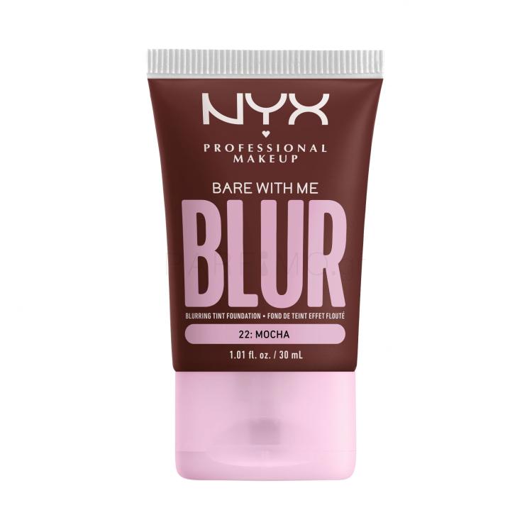 NYX Professional Makeup Bare With Me Blur Tint Foundation Make up για γυναίκες 30 ml Απόχρωση 22 Mocha