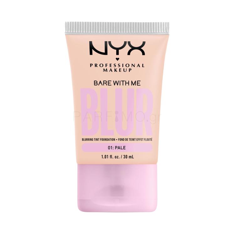 NYX Professional Makeup Bare With Me Blur Tint Foundation Make up για γυναίκες 30 ml Απόχρωση 01 Pale