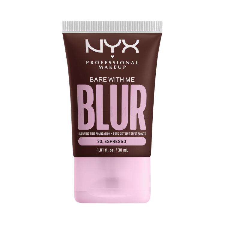 NYX Professional Makeup Bare With Me Blur Tint Foundation Make up για γυναίκες 30 ml Απόχρωση 23 Espresso