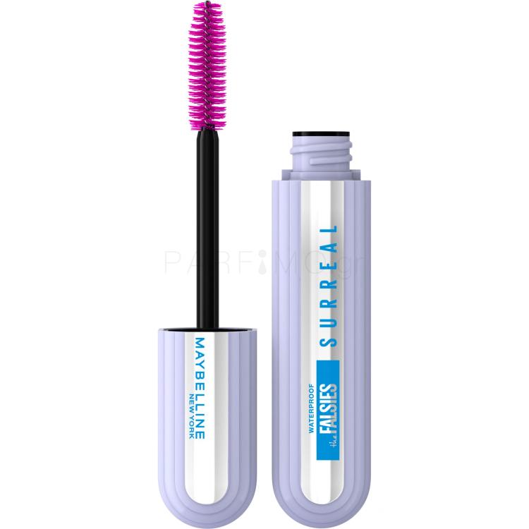 Maybelline The Falsies Surreal Waterproof Μάσκαρα για γυναίκες 10 ml Απόχρωση 01 Black