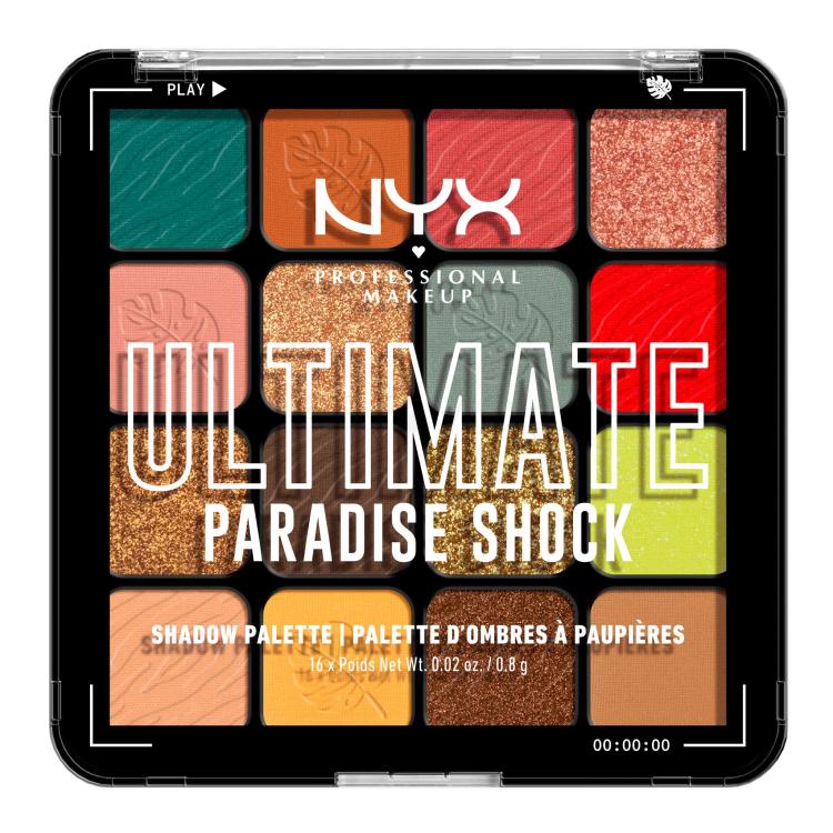 NYX Professional Makeup Ultimate Σκιές ματιών για γυναίκες 13,28 gr Απόχρωση 01 Paradise Shock