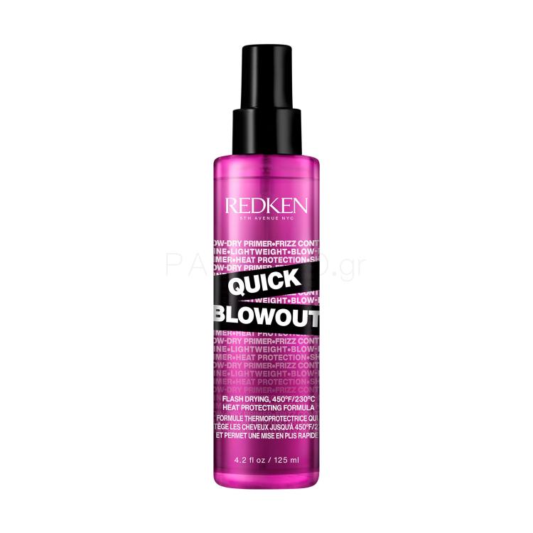 Redken Quick Blowout Lightweight Blow Dry Primer Spray Για τη θερμική επεξεργασία των μαλλιών για γυναίκες 125 ml