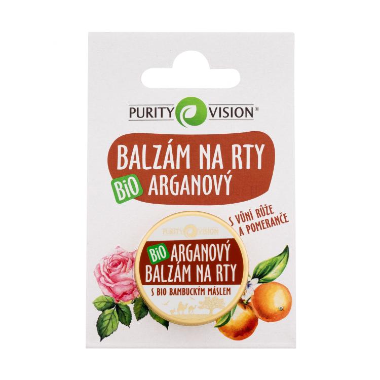 Purity Vision Argan Bio Lip Balm Βάλσαμο για τα χείλη 12 ml