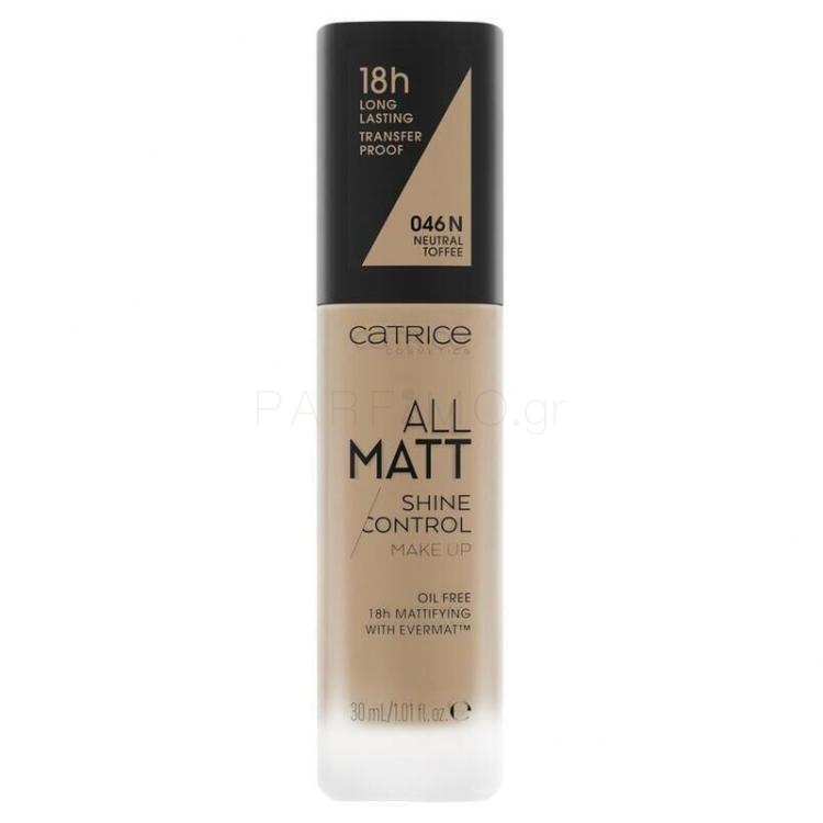 Catrice All Matt Make up για γυναίκες 30 ml Απόχρωση 046 N Neutral Toffee