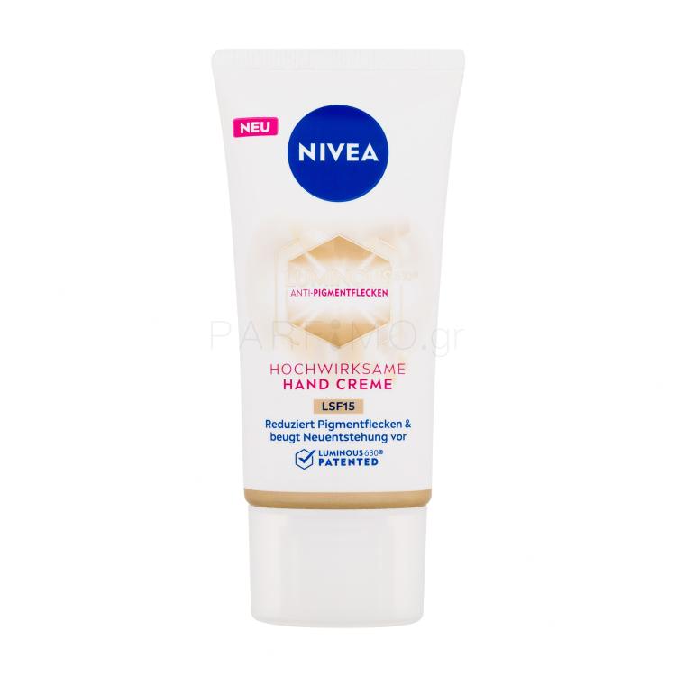 Nivea Luminous 630 Antispot Κρέμα για τα χέρια για γυναίκες 50 ml