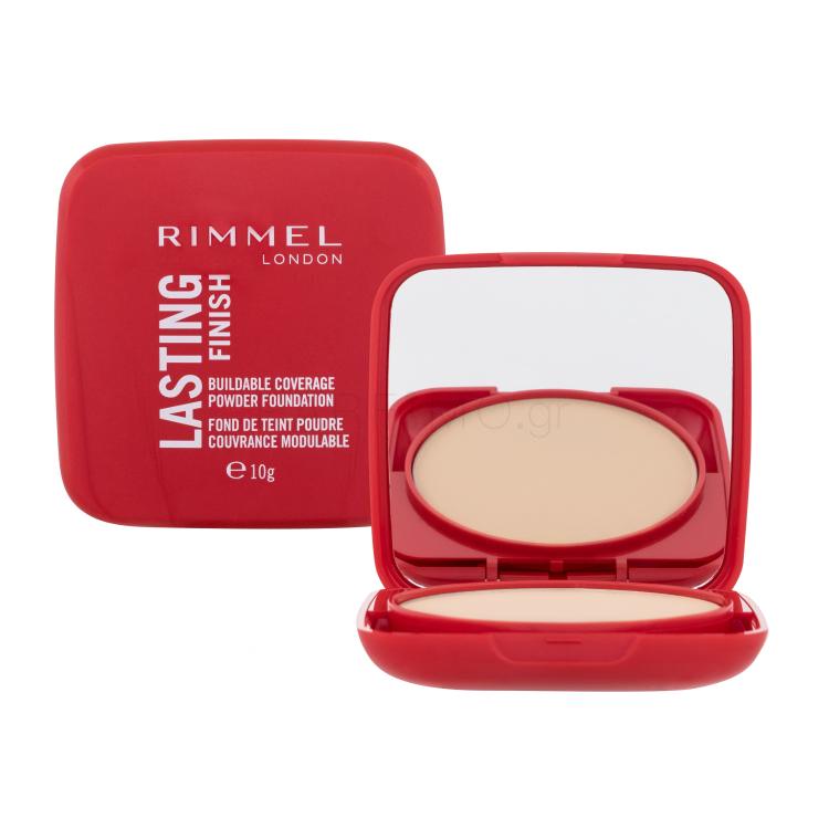 Rimmel London Lasting Finish Powder Foundation Make up για γυναίκες 10 gr Απόχρωση 003 Sesame