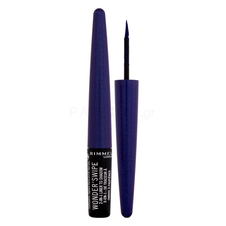 Rimmel London Wonder´Swipe 2in1 Eyeliner για γυναίκες 1,7 ml Απόχρωση 010 Cool Af