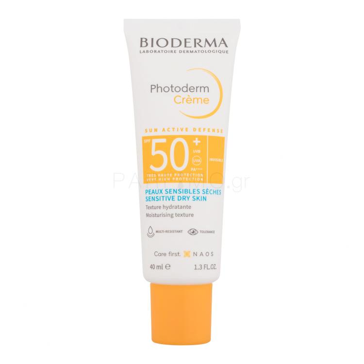 BIODERMA Photoderm Cream SPF50+ Αντιηλιακό προϊόν προσώπου 40 ml Απόχρωση Invisible