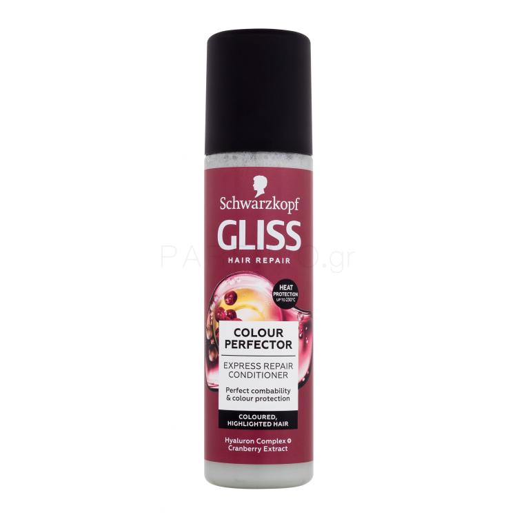 Schwarzkopf Gliss Colour Perfector Express Repair Conditioner Περιποίηση μαλλιών χωρίς ξέβγαλμα για γυναίκες 200 ml