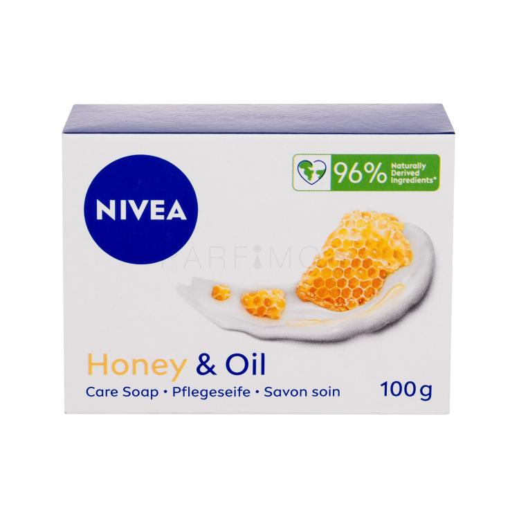 Nivea Honey &amp; Oil Στερεό σαπούνι 100 gr