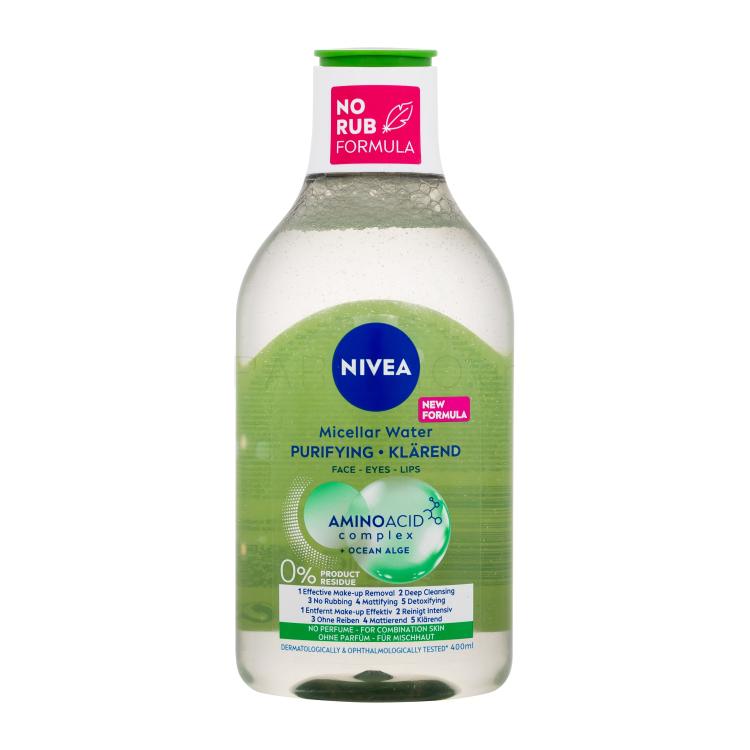 Nivea Micellar Water Purifying Μικυλλιακό νερό για γυναίκες 400 ml