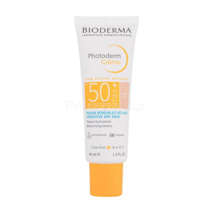 BIODERMA Photoderm Cream SPF50+ Αντιηλιακό προϊόν προσώπου 40 ml Απόχρωση Light