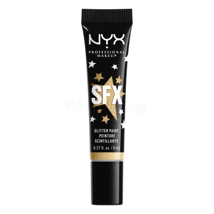 NYX Professional Makeup SFX Glitter Paint Make up για γυναίκες 8 ml Απόχρωση 01 Graveyard Glam