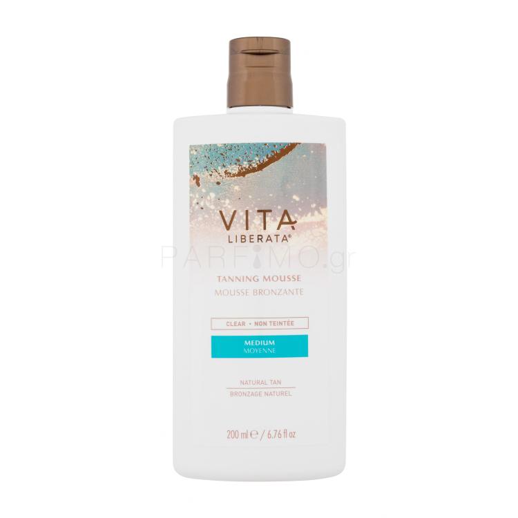 Vita Liberata Tanning Mousse Clear Self Tan για γυναίκες 200 ml Απόχρωση Medium ελλατωματική συσκευασία