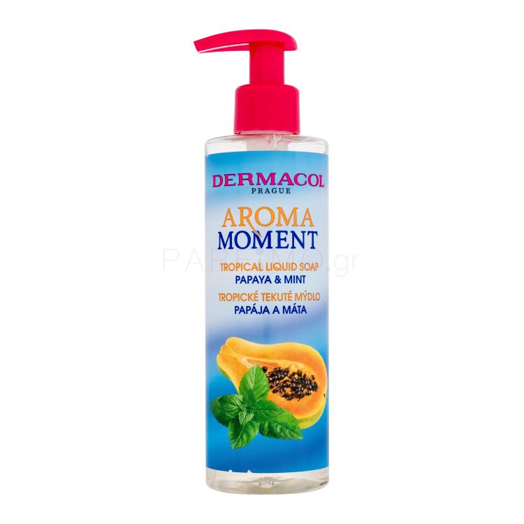 Dermacol Aroma Moment Papaya &amp; Mint Tropical Liquid Soap Υγρό σαπούνι 250 ml