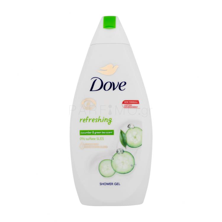 Dove Refreshing Cucumber &amp; Green Tea Αφρόλουτρο για γυναίκες 450 ml