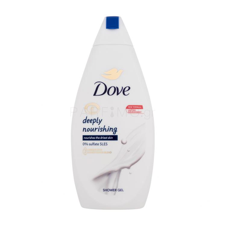 Dove Deeply Nourishing Αφρόλουτρο για γυναίκες 450 ml