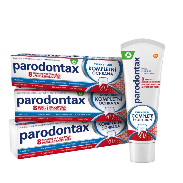 Parodontax Complete Protection Extra Fresh Trio Οδοντόκρεμες Σετ