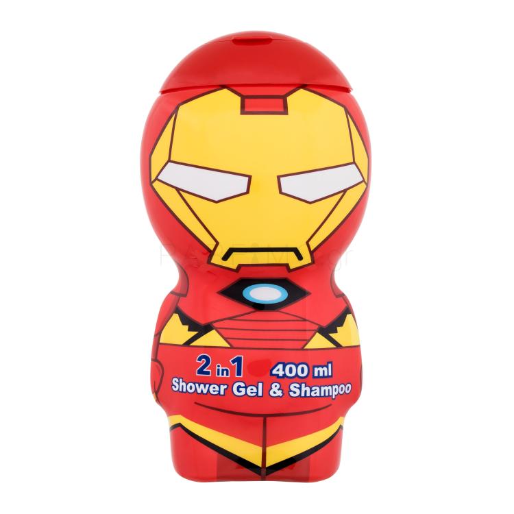 Marvel Avengers Iron Man 2in1 Shower Gel &amp; Shampoo 2D Αφρόλουτρο για παιδιά 400 ml