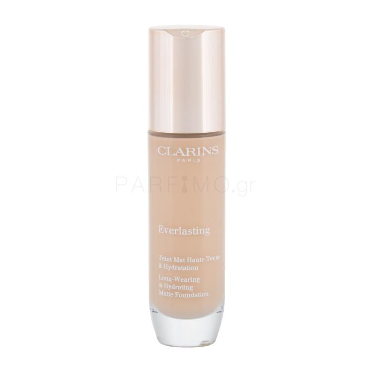 Clarins Everlasting Foundation Make up για γυναίκες 30 ml Απόχρωση 105N Nude ελλατωματική συσκευασία