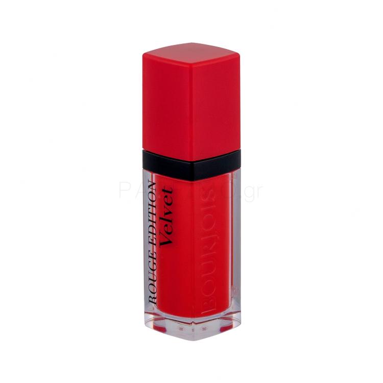 BOURJOIS Paris Rouge Edition Velvet Κραγιόν για γυναίκες 7,7 ml Απόχρωση 03 Hot Pepper κατεστραμμένο κουτί