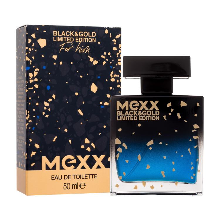 Mexx Black &amp; Gold Limited Edition Eau de Toilette για άνδρες 50 ml