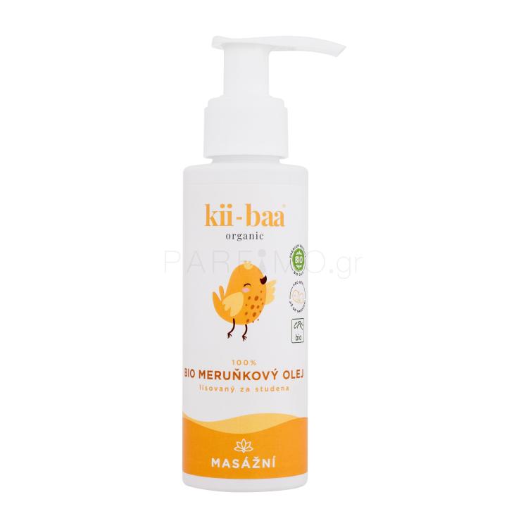 Kii-Baa Organic Baby Bio Apricot Oil Λάδι σώματος για παιδιά 100 ml