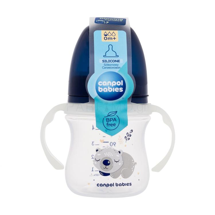 Canpol babies Sleepy Koala Easy Start Anti-Colic Bottle Blue 0m+ Μπιμπερό για παιδιά 120 ml