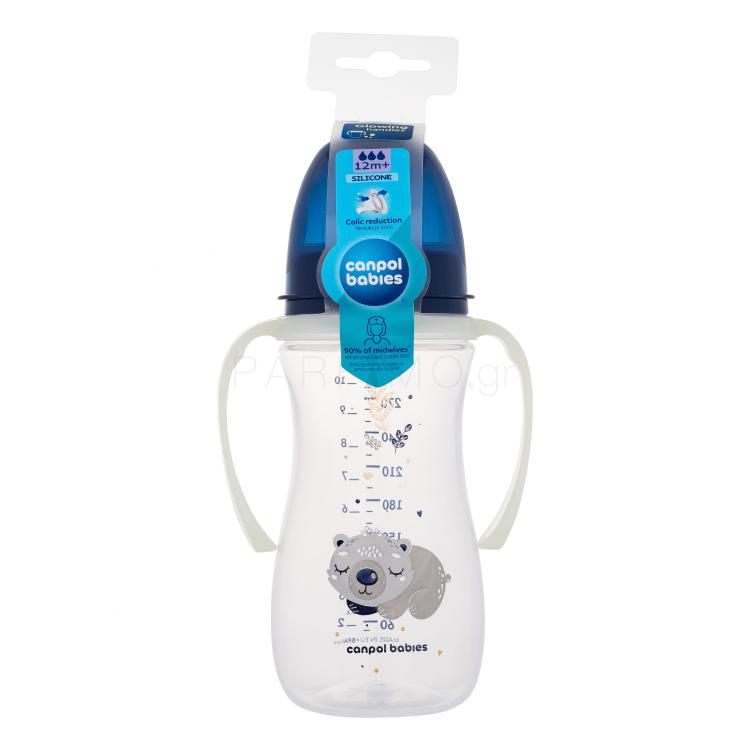 Canpol babies Sleepy Koala Easy Start Anti-Colic Bottle Blue 12m+ Μπιμπερό για παιδιά 300 ml