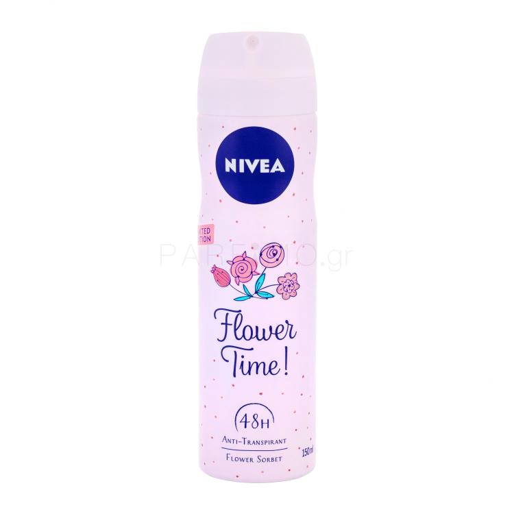 Nivea Flower Time! 48h Αντιιδρωτικό για γυναίκες 150 ml